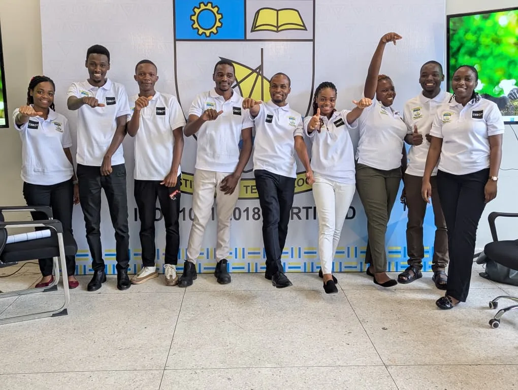 Msambili Ndaga with members of the DIT–CEBOT Horizons Alliance